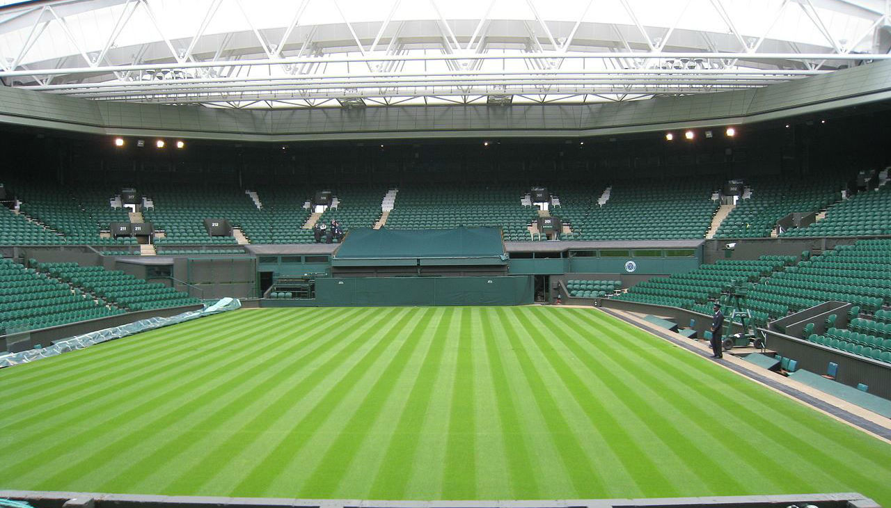 a tennis court